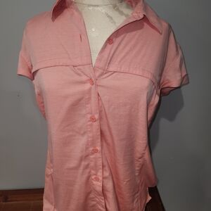 Magellan Outdoors Women's Coral Button-Down Shirt